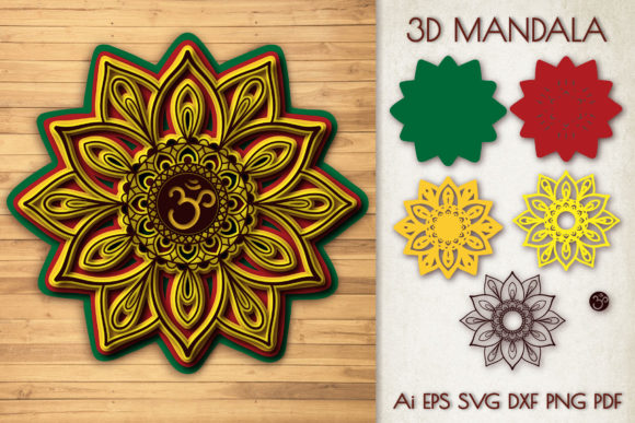 3D Festive Mandala: A Smart Graphics Choice for Crafts