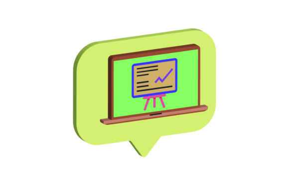 3D Icon Laptop Board: Modern Graphics for Local Icons