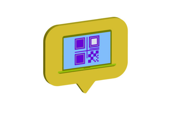 3D Icon Laptop Code Graphics Review for Freebies