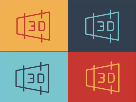 3d Interface Graphics and Logos for Real Branding