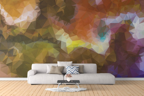 Abstract Low Poly Background Graphics for Modern Publishers