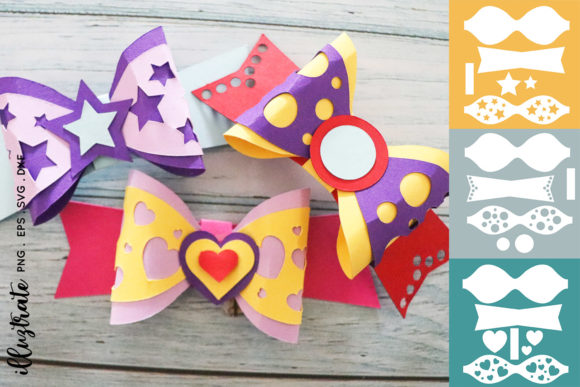 DIY 3D Bows: A Graphic Design Asset for Crafts and Content
