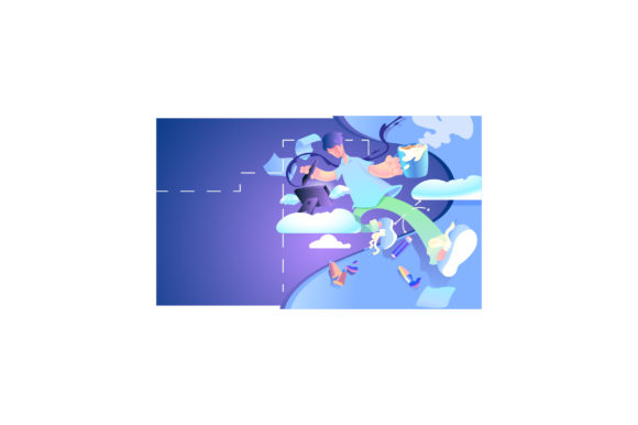 Funny Artist Character 3d Illustration for Graphics and Illustrations