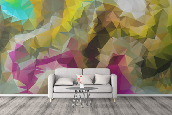Geometric Rumpled Triangular Low Poly