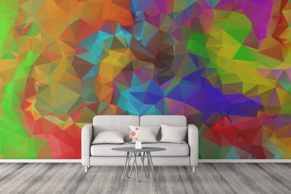 Polygon. Colorful Modern Low Poly Review