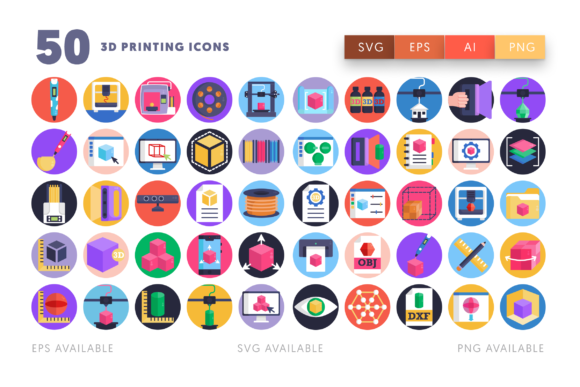 Review: 50 3D Printing Icons for Local Brand Graphics